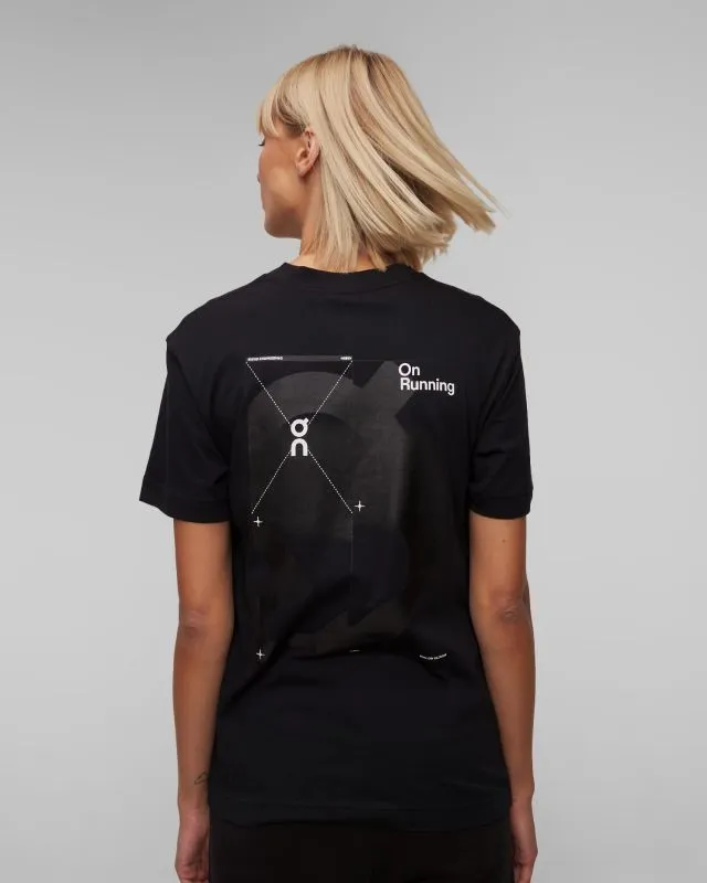 T-shirt damski On Running Graphic-T Warp 1WE30580553-black
