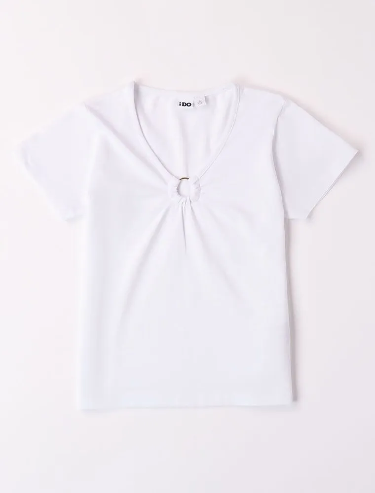 T-shirt Manica Corta I Do - Bianco