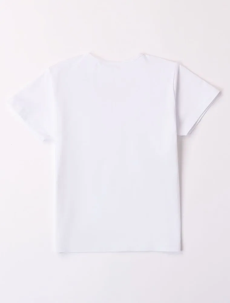 T-shirt Manica Corta I Do - Bianco