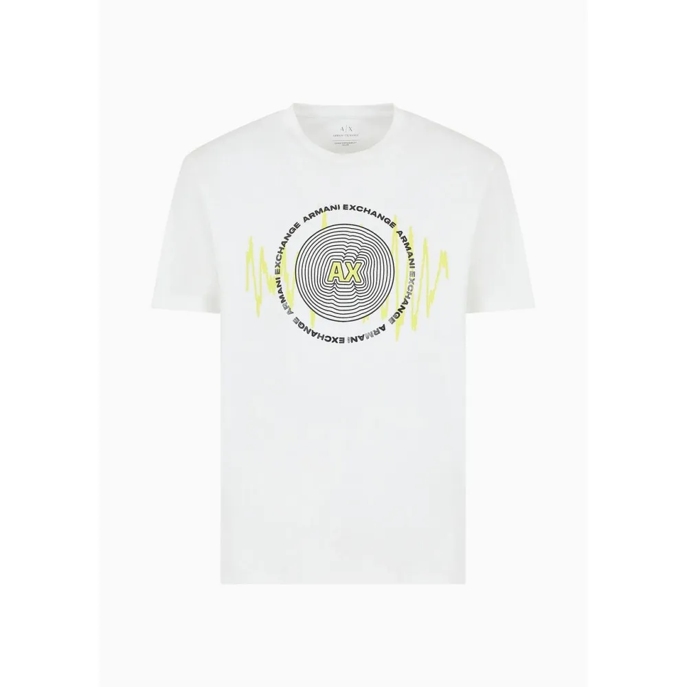 T-shirt regular fit con stampa giradischi A-X