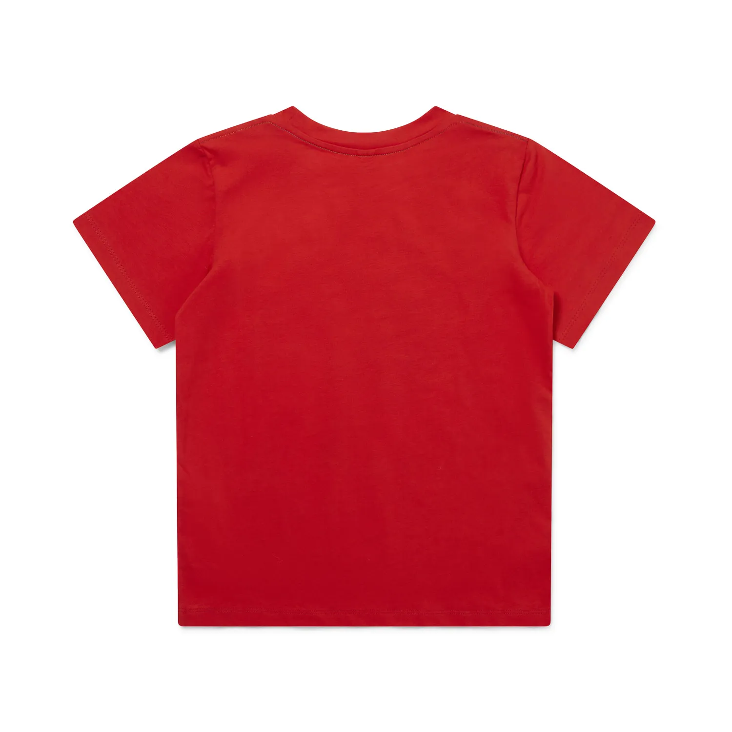 T-Shirt Rossa E Multicolor Bambino
