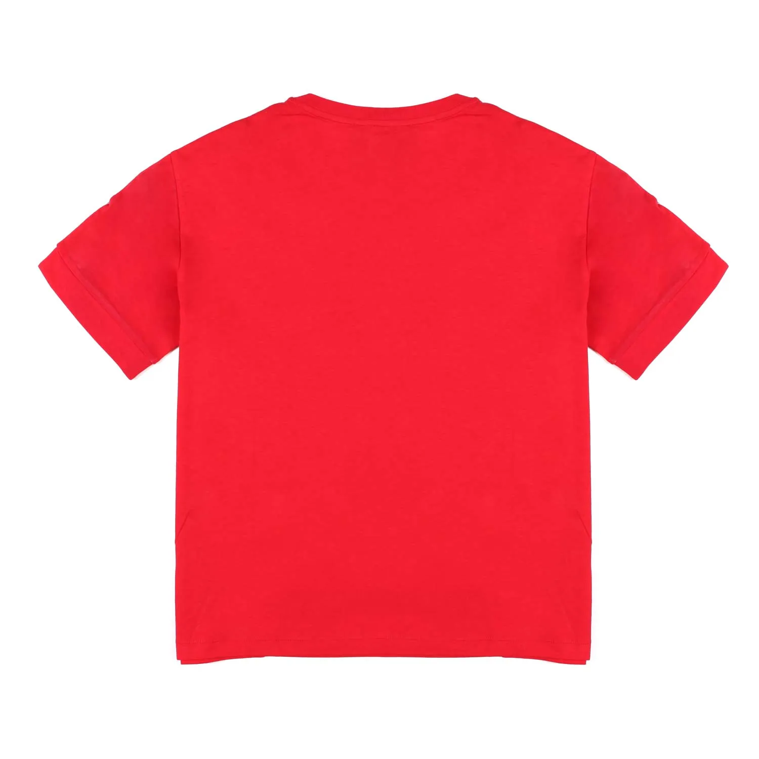 T-Shirt Rosso Racing Con Logo Tape Ea7 Nero