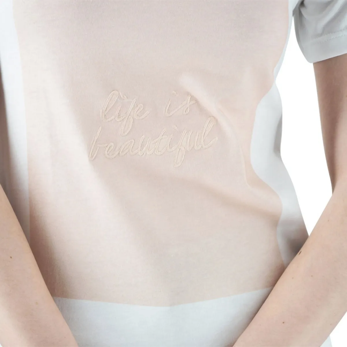 T-Shirt Slim Fit Con Ricamo