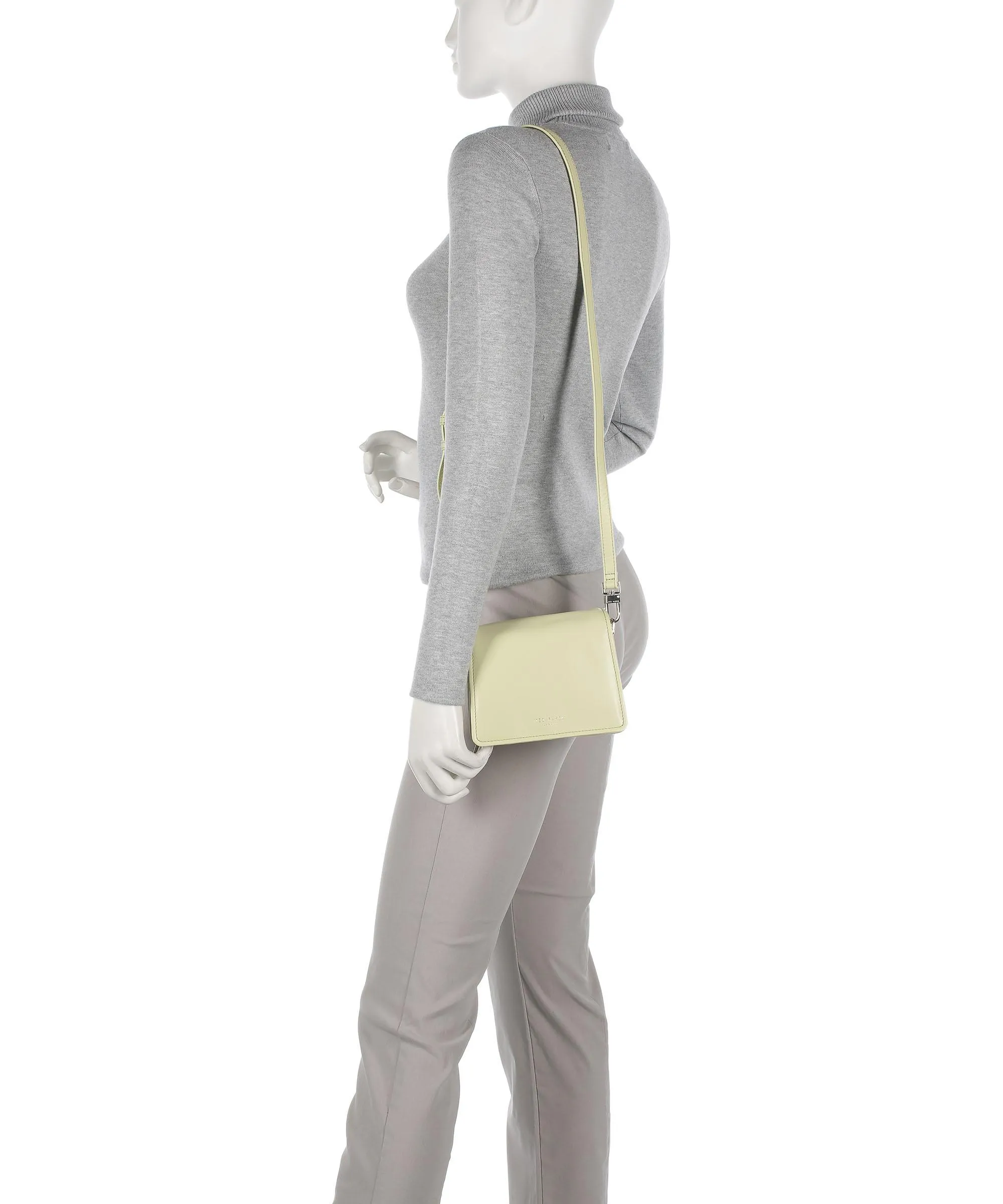 Ted Baker Maryse Soft Light Green Cowhide Shoulder Bag