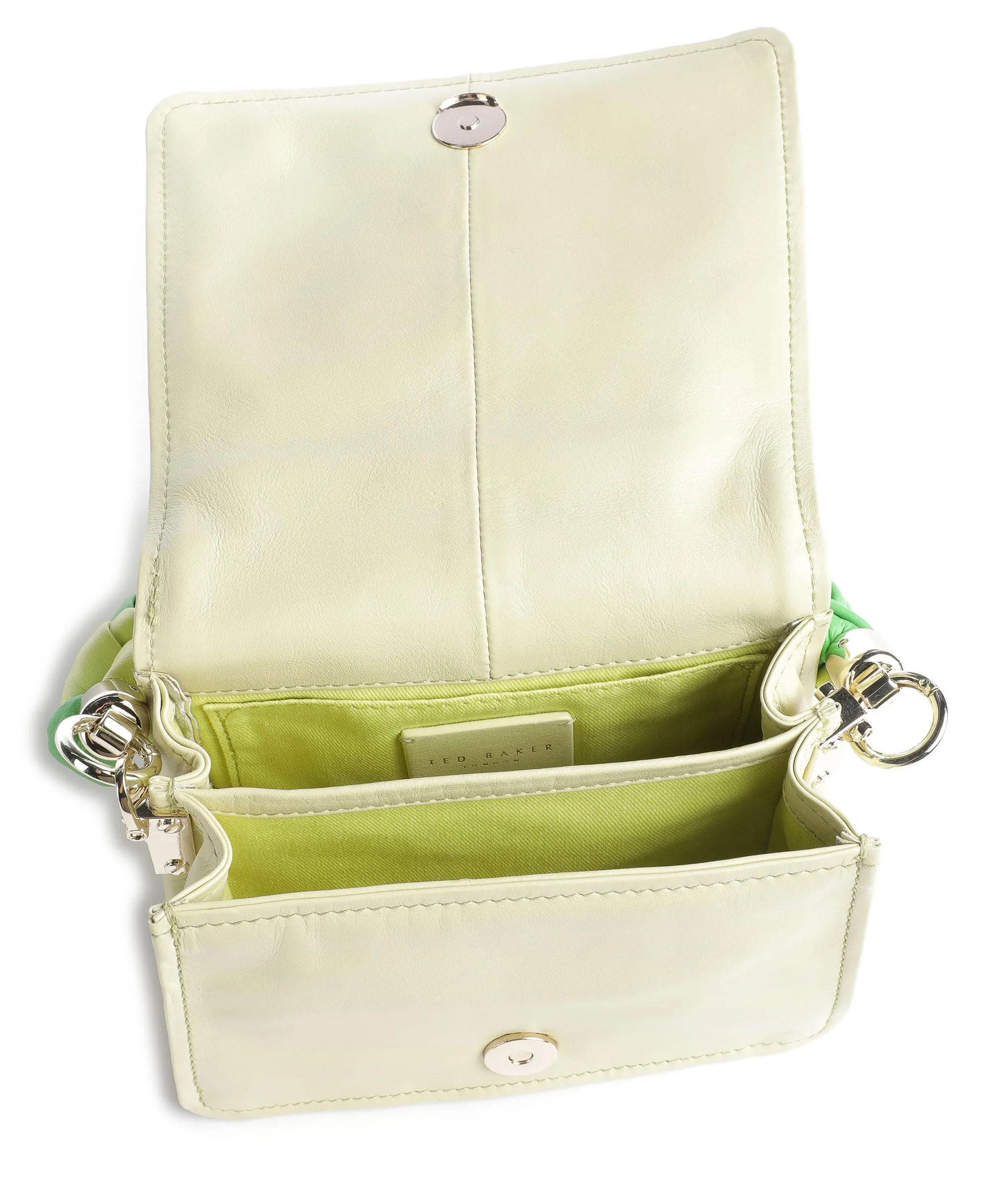 Ted Baker Maryse Soft Light Green Cowhide Shoulder Bag
