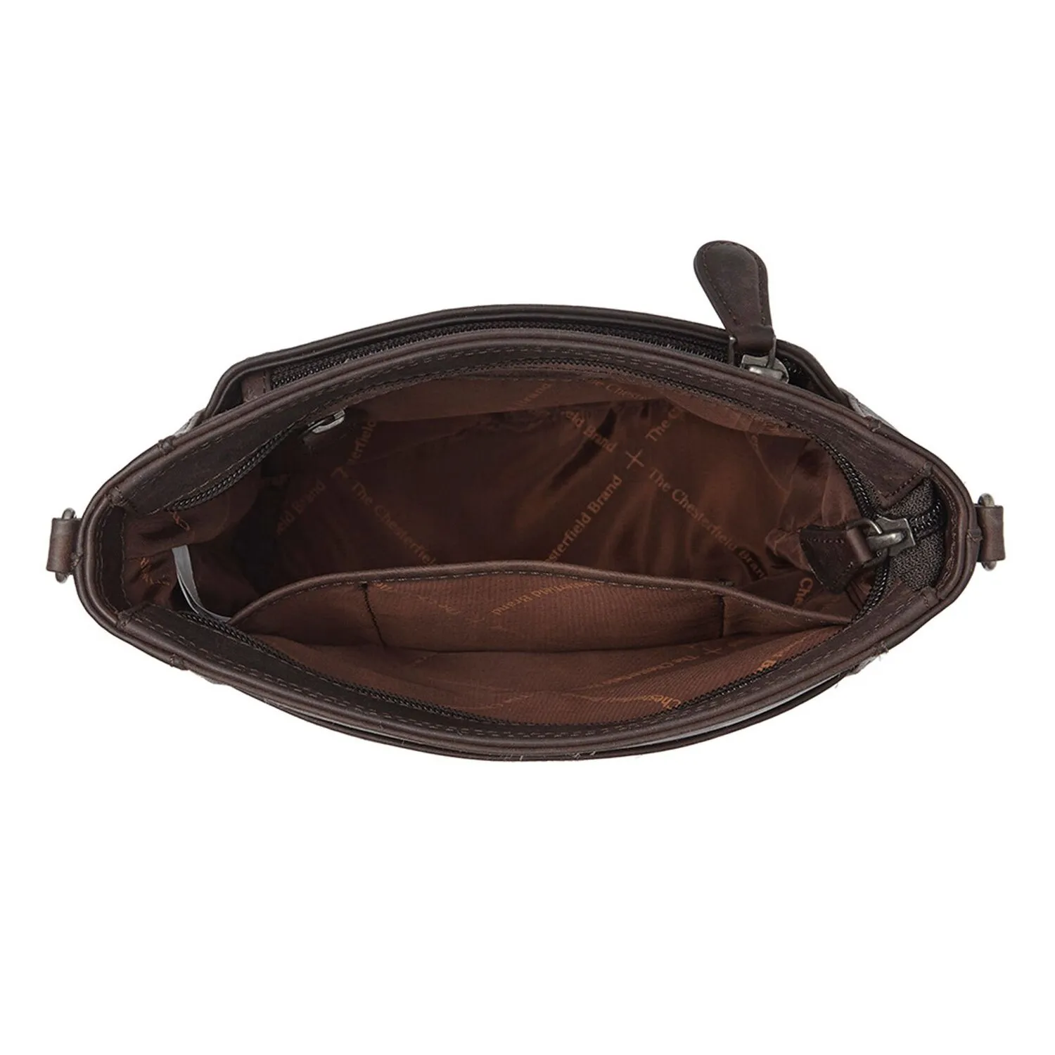 The Chesterfield Brand Fintona Leather Crossbody Bag 18 cm