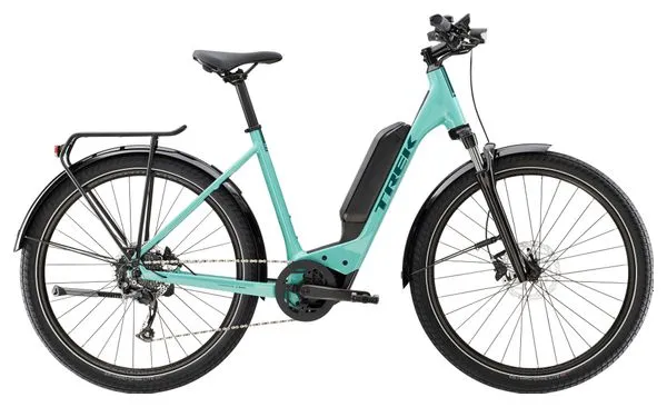Trek Allant+ 5 Lowstep Shimano Altus 9V 545 Wh 650b Nero 2023 Bicicletta elettrica da città