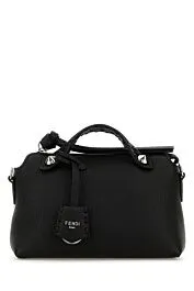 Trendy Black Leather Mini By The Way Handbag