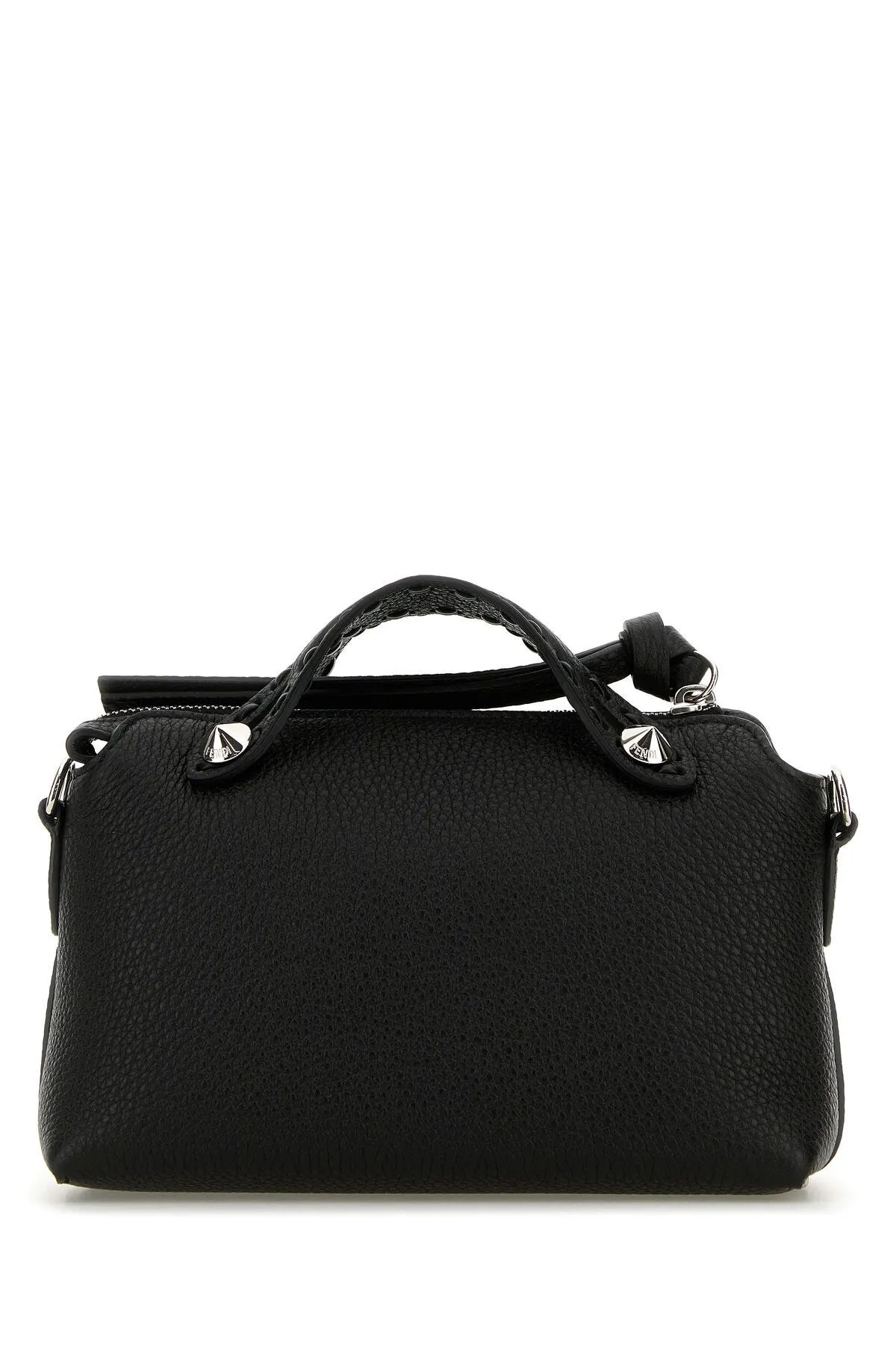 Trendy Black Leather Mini By The Way Handbag