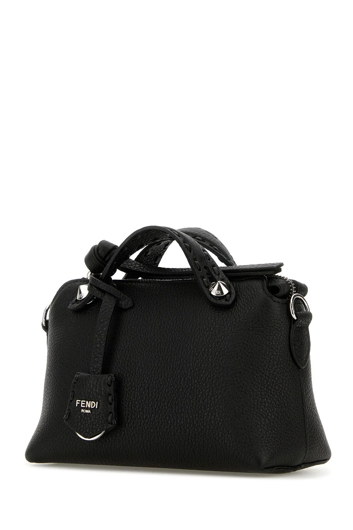 Trendy Black Leather Mini By The Way Handbag