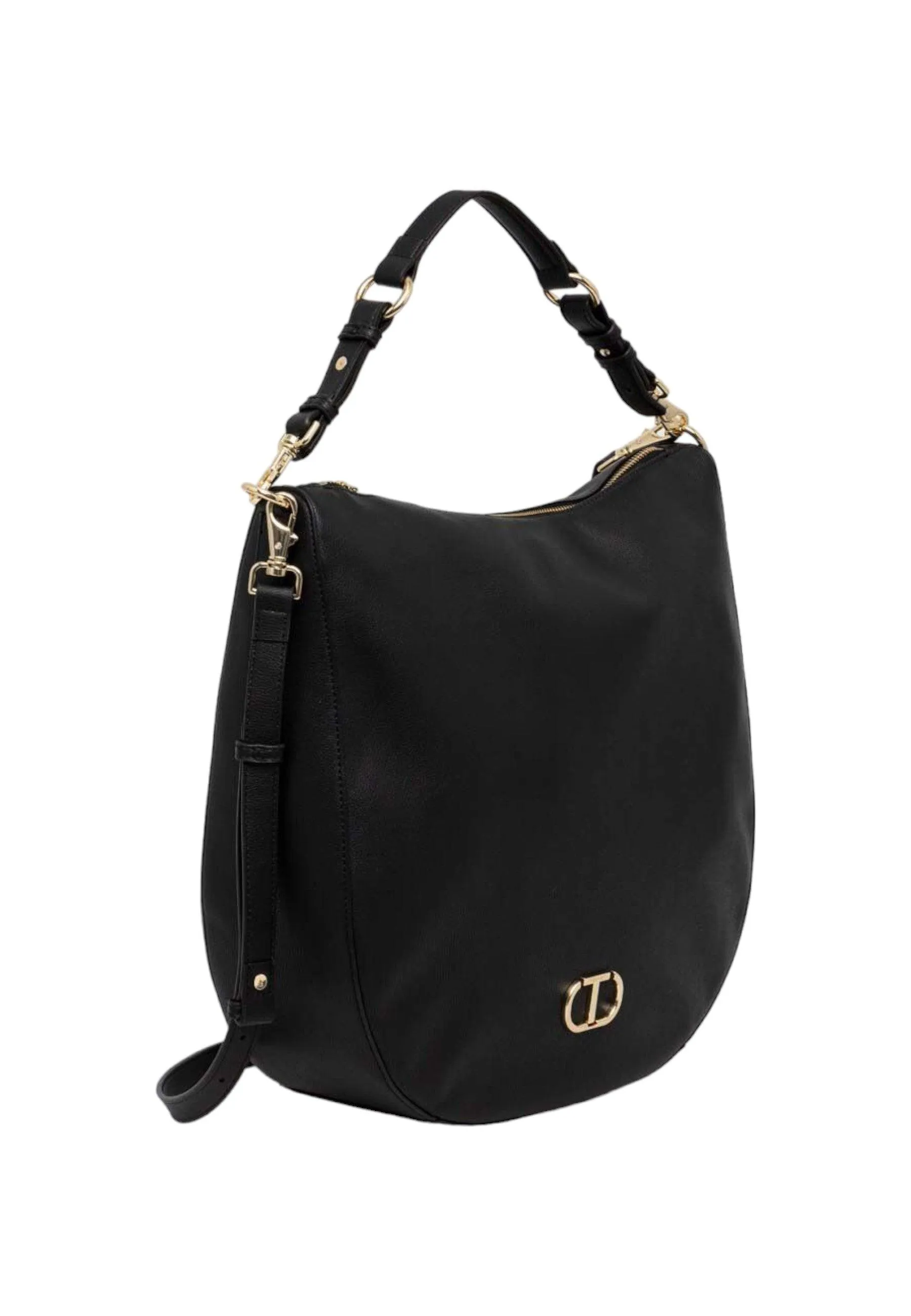 TWINSET Hobo Bag Black 241TB7134