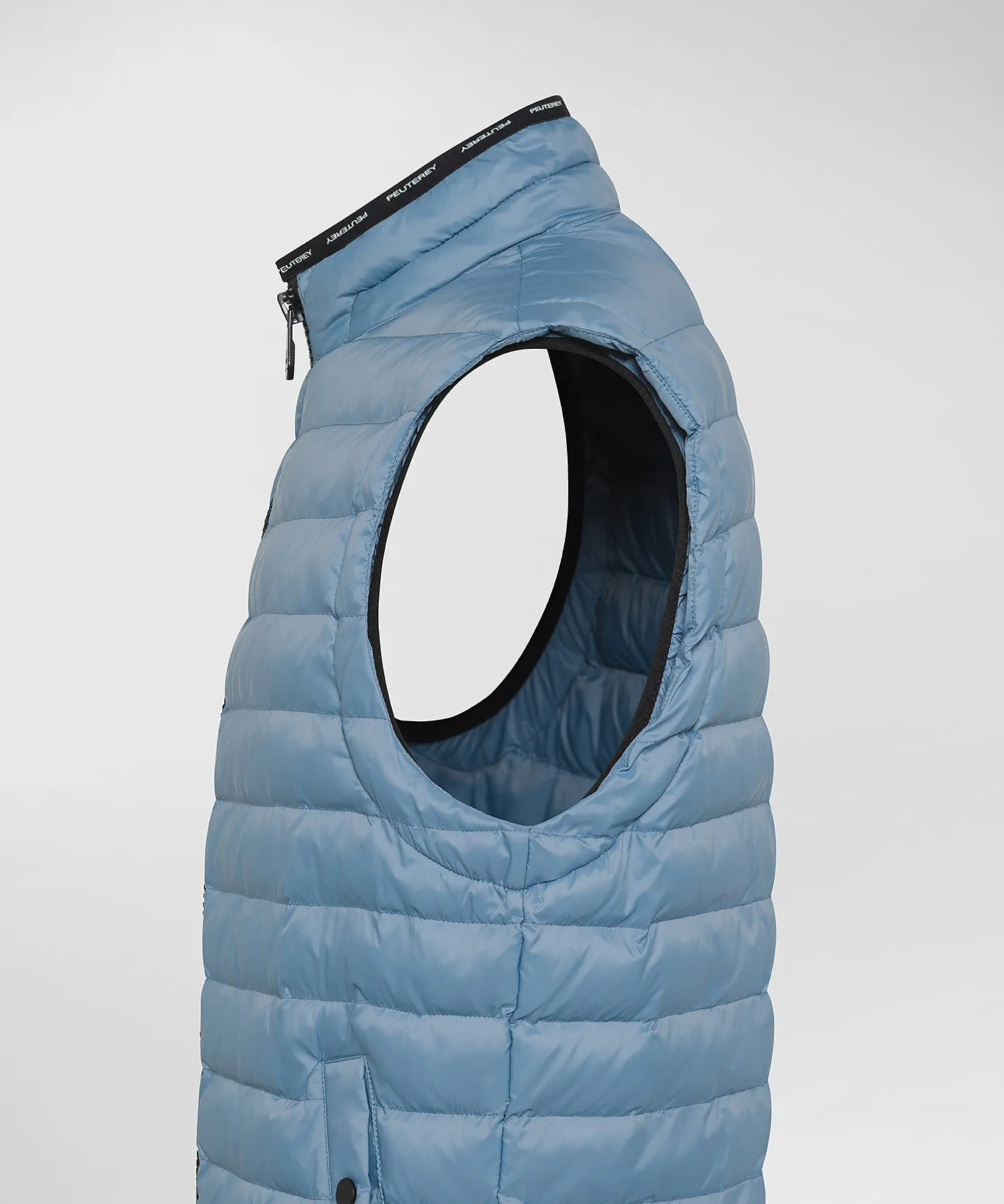 ultra lightweight and semi-shiny padded vest