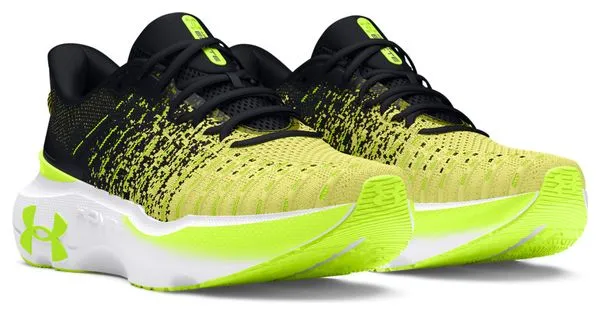 Under Armour Infinite Elite Running Shoes Black Yellow Men's