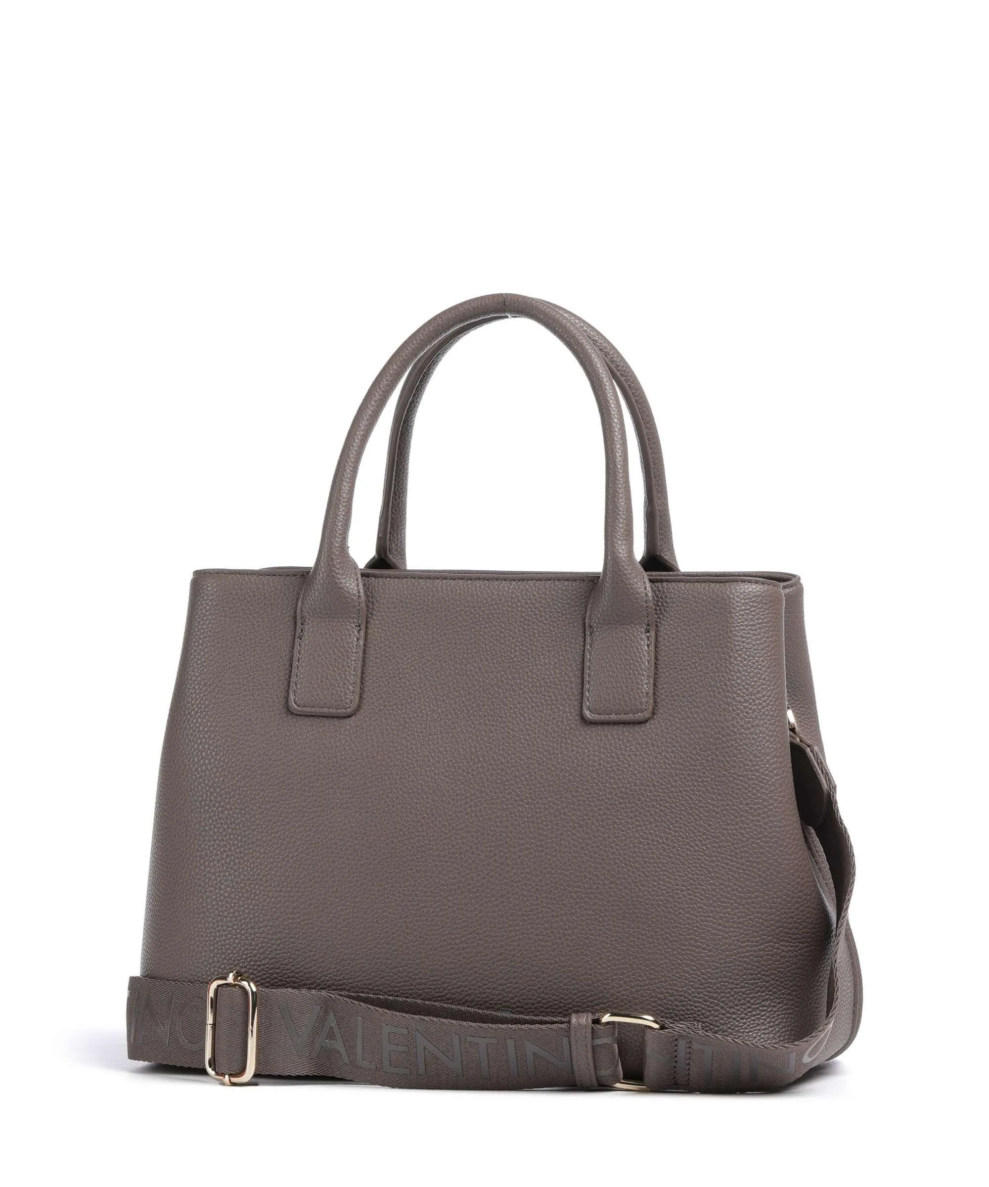 Valentino Bags Never Taupe Synthetic Leather Handbag
