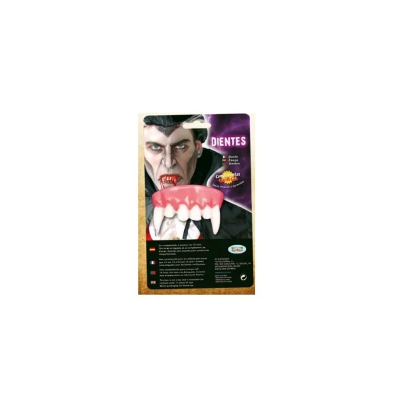 VAMPIRE TEETH BLISTER FOR HALLOWEEN CARNIVAL AND PARTY