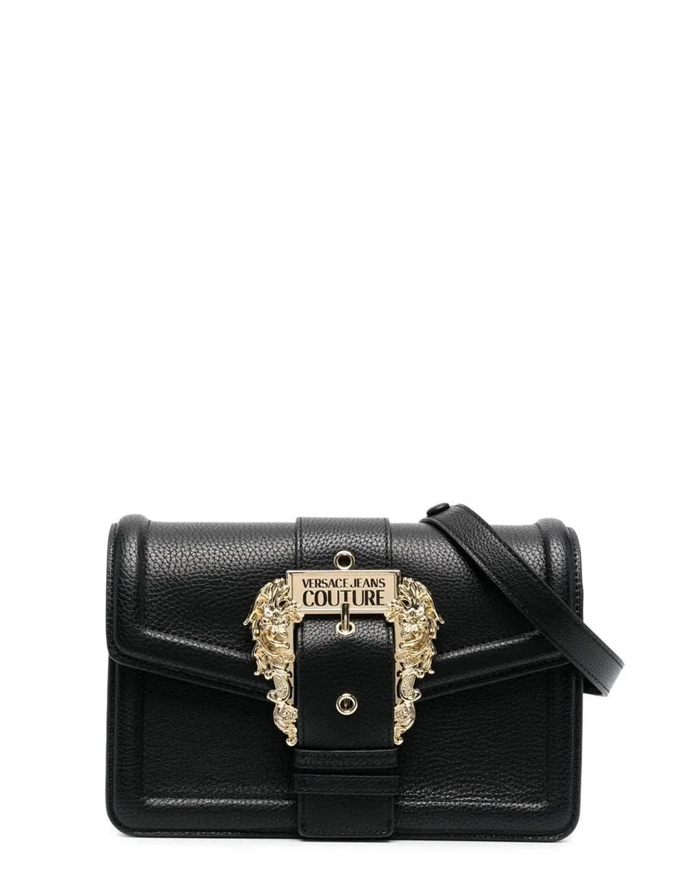 Versace Jeans Couture     Borsa tote con fibbia Nero