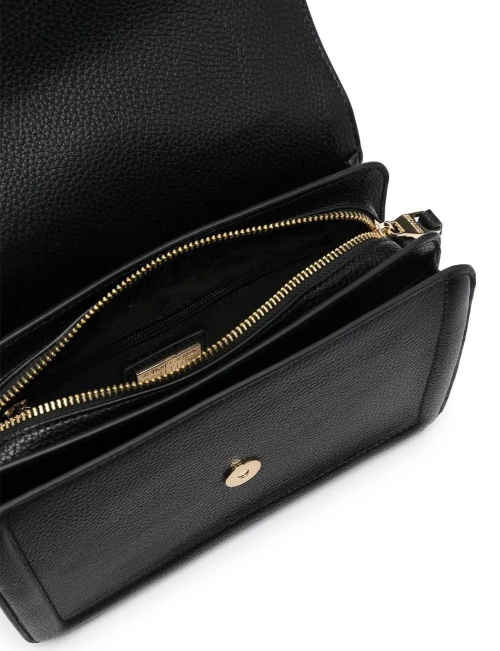 Versace Jeans Couture     Borsa tote con fibbia Nero
