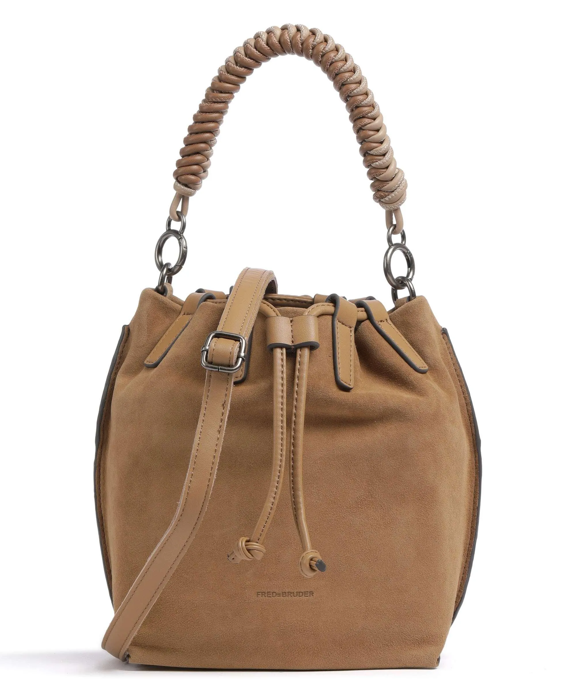 Walnut Rough Leather Wild Wild Love Bucket Bag by FredsBruder