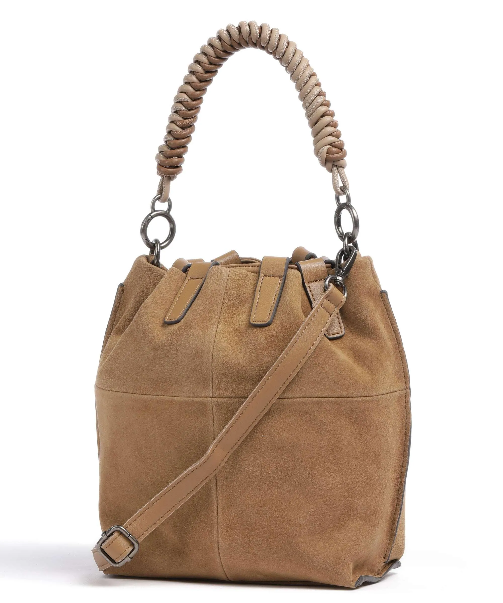 Walnut Rough Leather Wild Wild Love Bucket Bag by FredsBruder