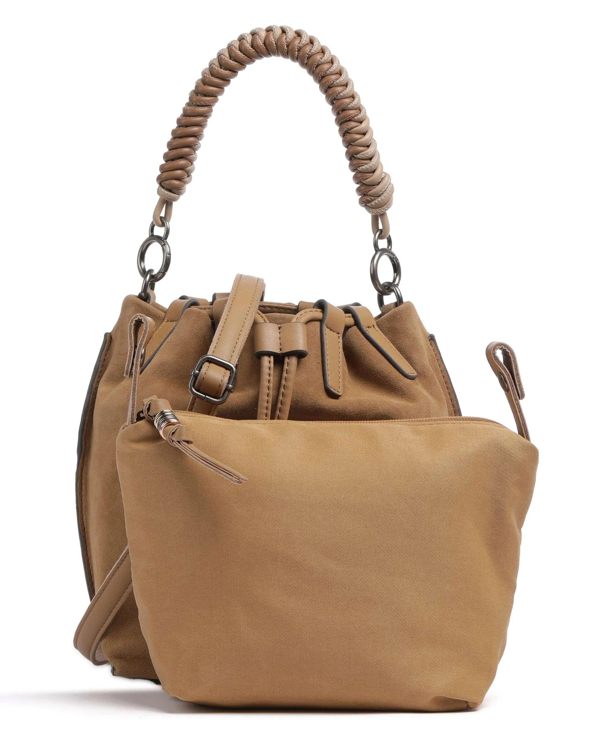 Walnut Rough Leather Wild Wild Love Bucket Bag by FredsBruder