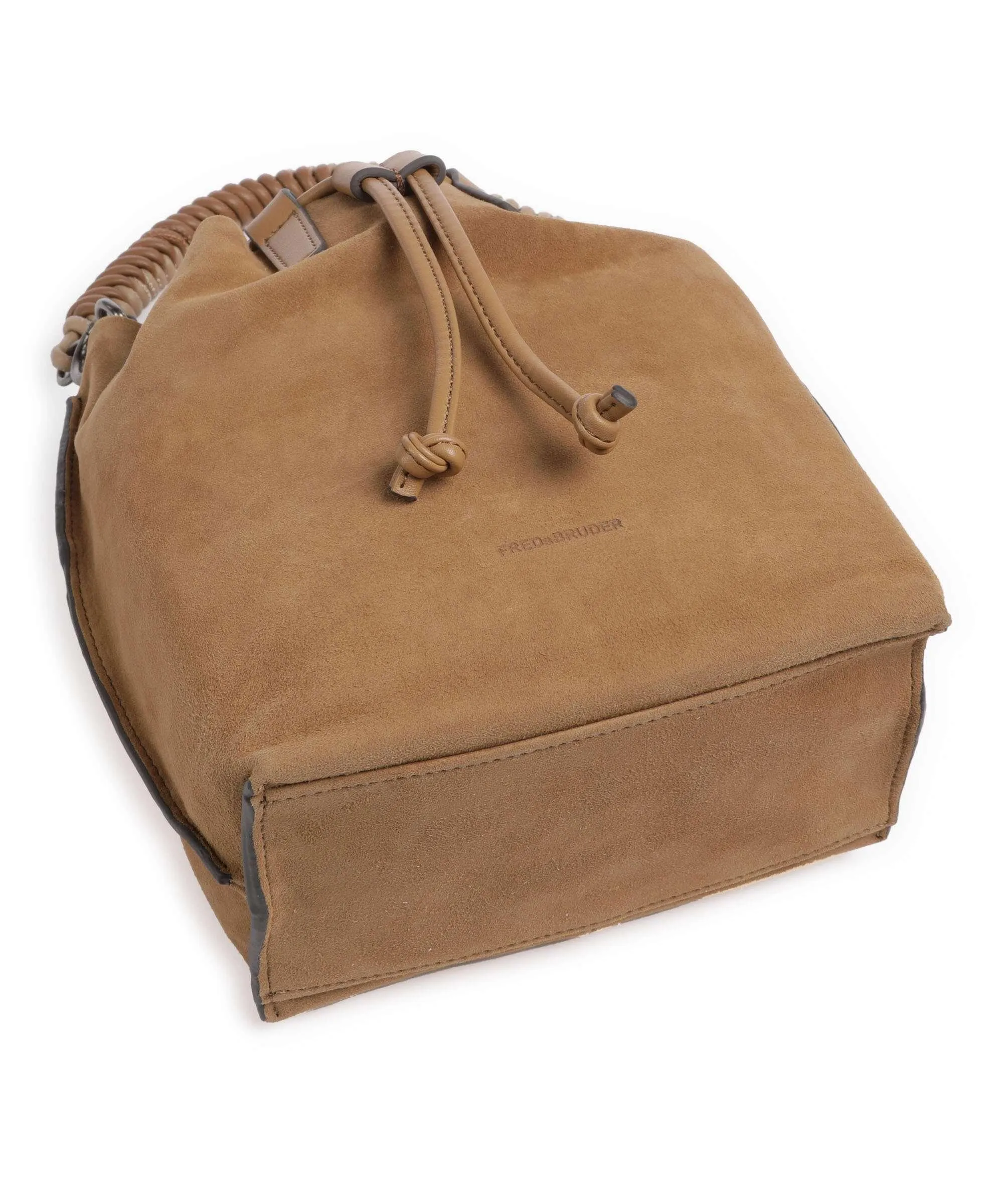 Walnut Rough Leather Wild Wild Love Bucket Bag by FredsBruder