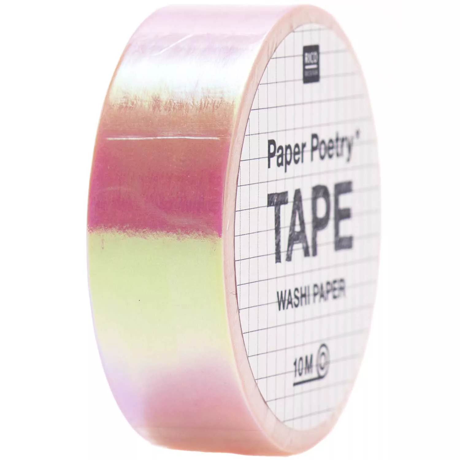 Washi Tape FSC in madreperla rosa 10m