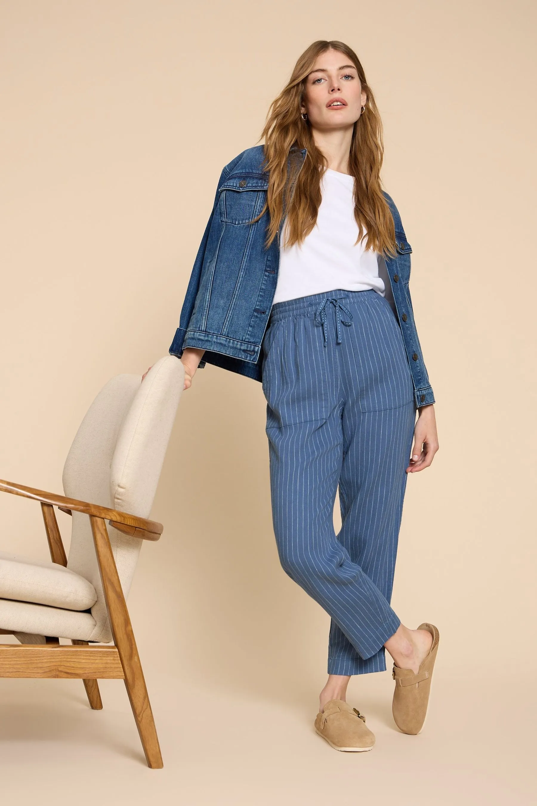 White Stuff Elle - Blend Pantaloni in lino