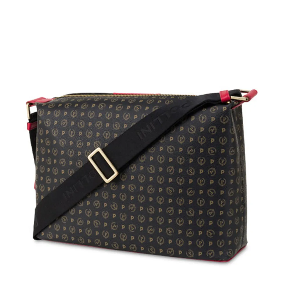 Women's Shoulder Bag and Crossbody Bag POLLINI Heritage 70th Anniversary Black and Red