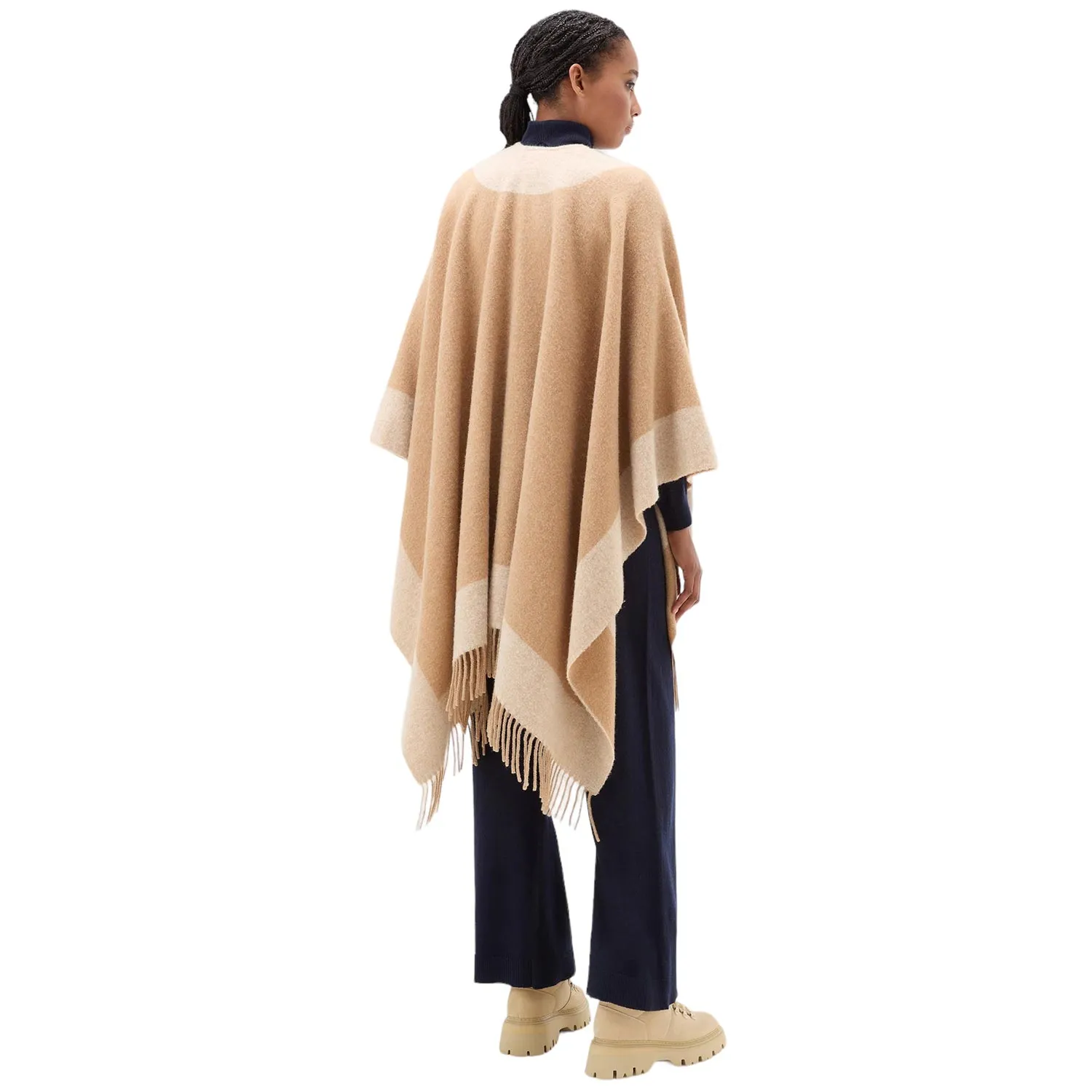 WOOL BLEND CAPE