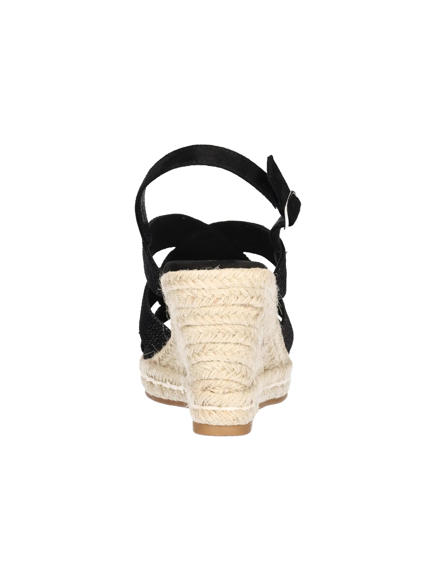 Xti Women's Vegan Wedge Sandals, Black