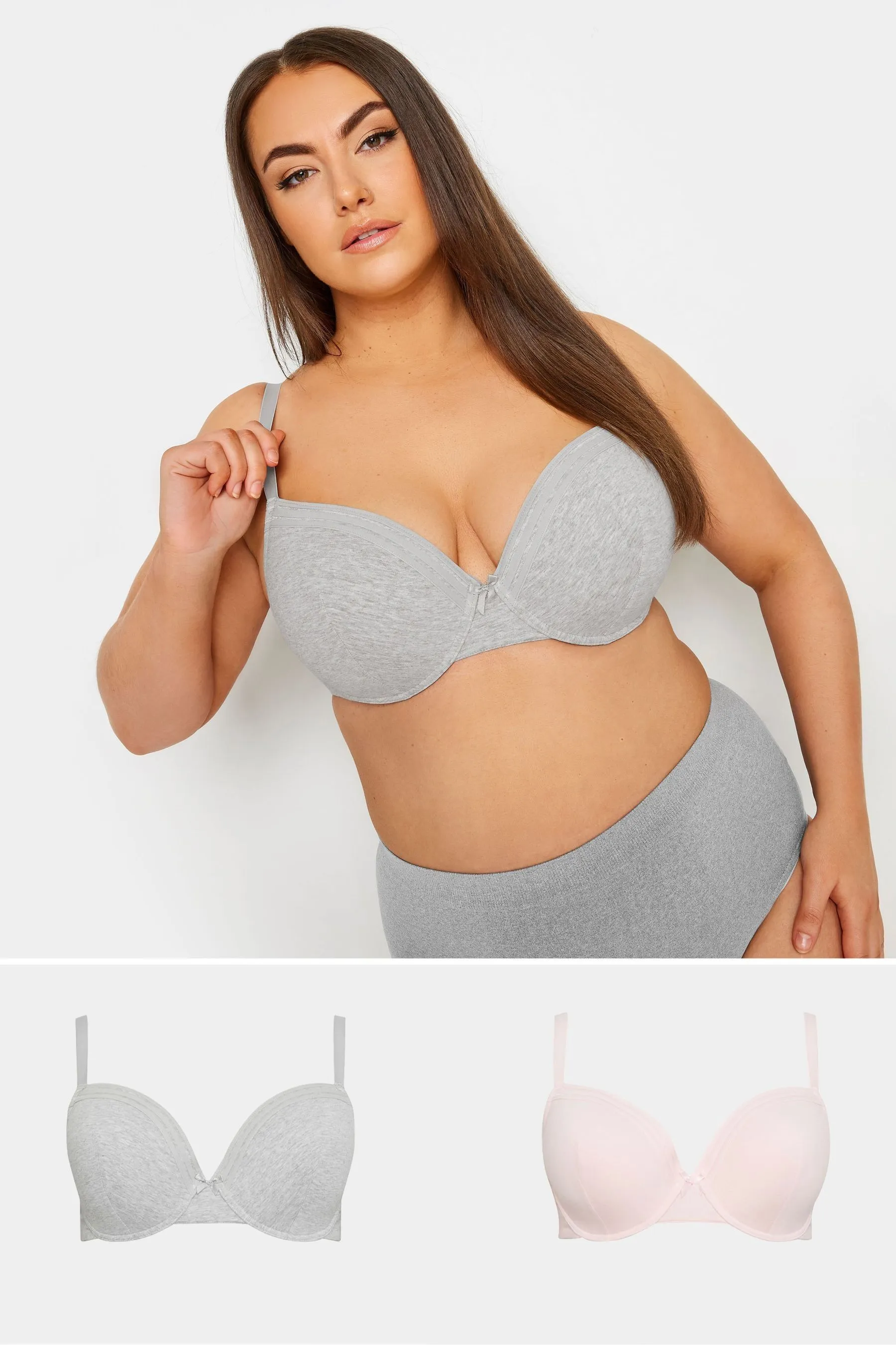 Yours Curve Pizzo - Reggiseno imbottito 2 Confezione