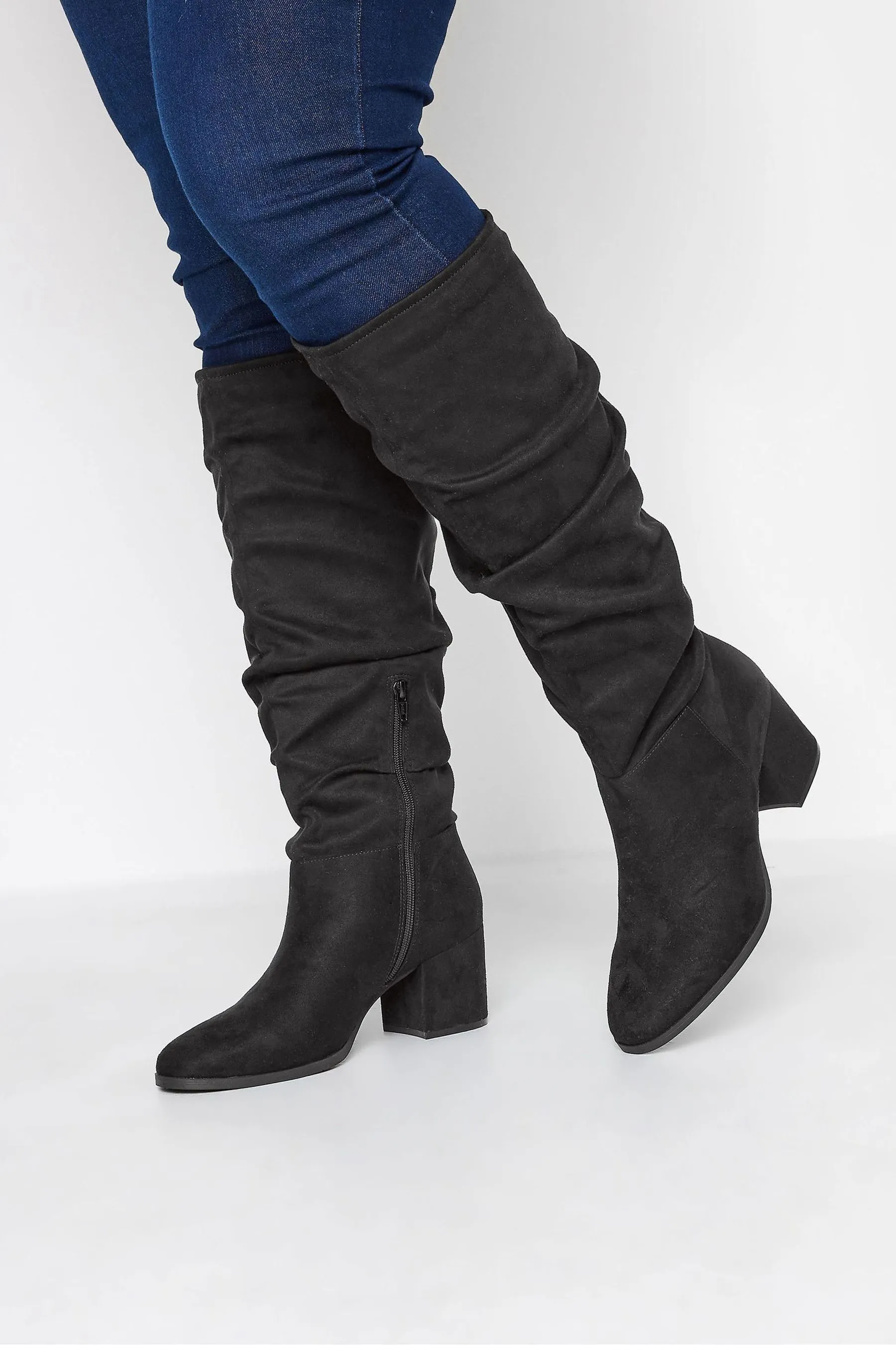 Yours Curve - Plus Size Knee High Boots