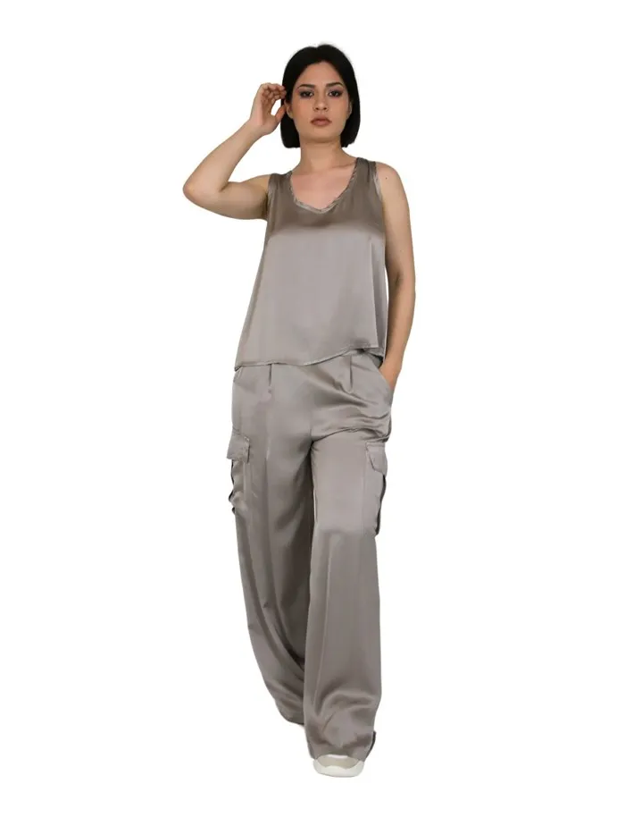 ZAHJR  PANTALONE 53539091 BRONZO